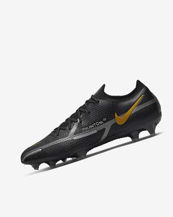 Nike Phantom GT2 Elite FG Negros Metal Dorados Metal Plateados Metal Grises Oscuro | MX 3177